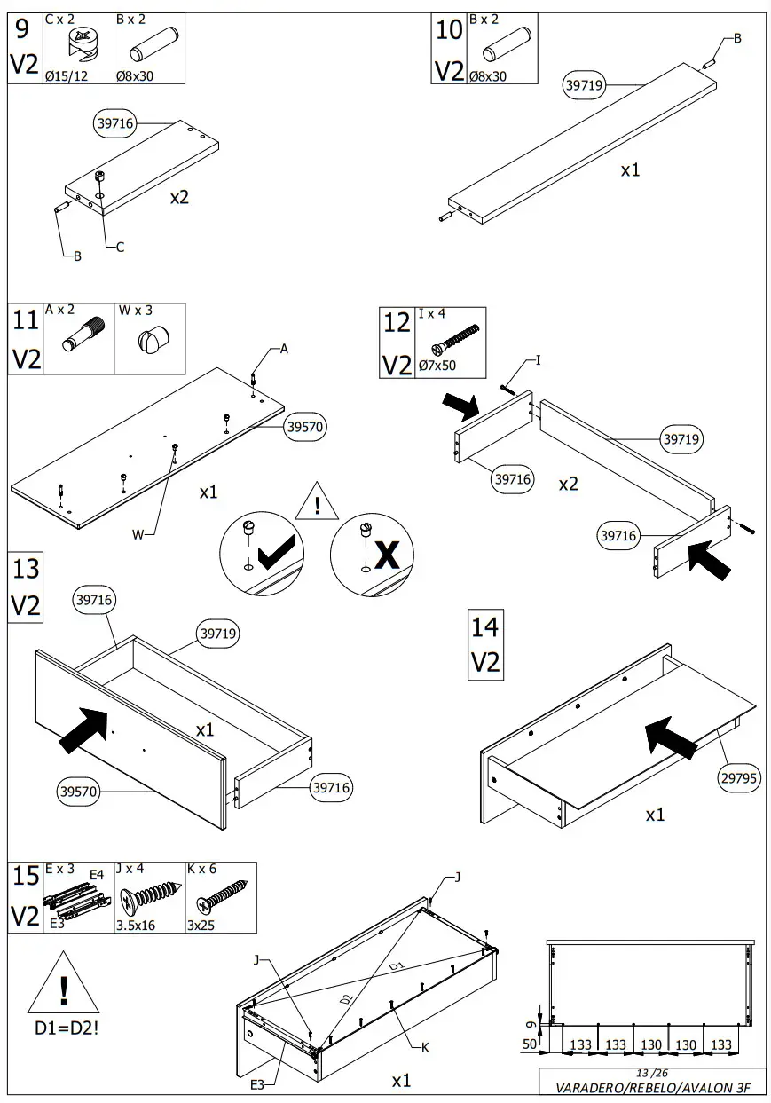ORMAR Varadero 3F Bedroom Chest of Drawers - Figure 14
