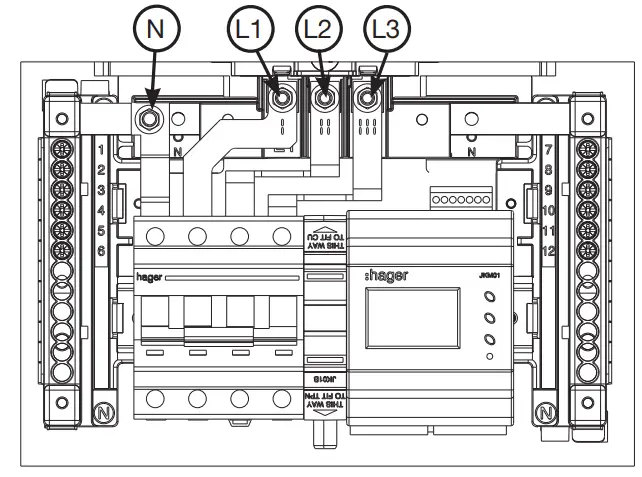 hager JK140MID Fitting 125A Meter Pack-fig2