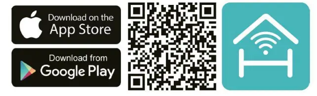 HOMCLOUD WL-JT-GDT WiFi and GSM Home Alarm System - qr code