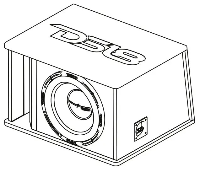 DS18 ZR112LD Car Audio Bass 12 Inch Subwoofers -