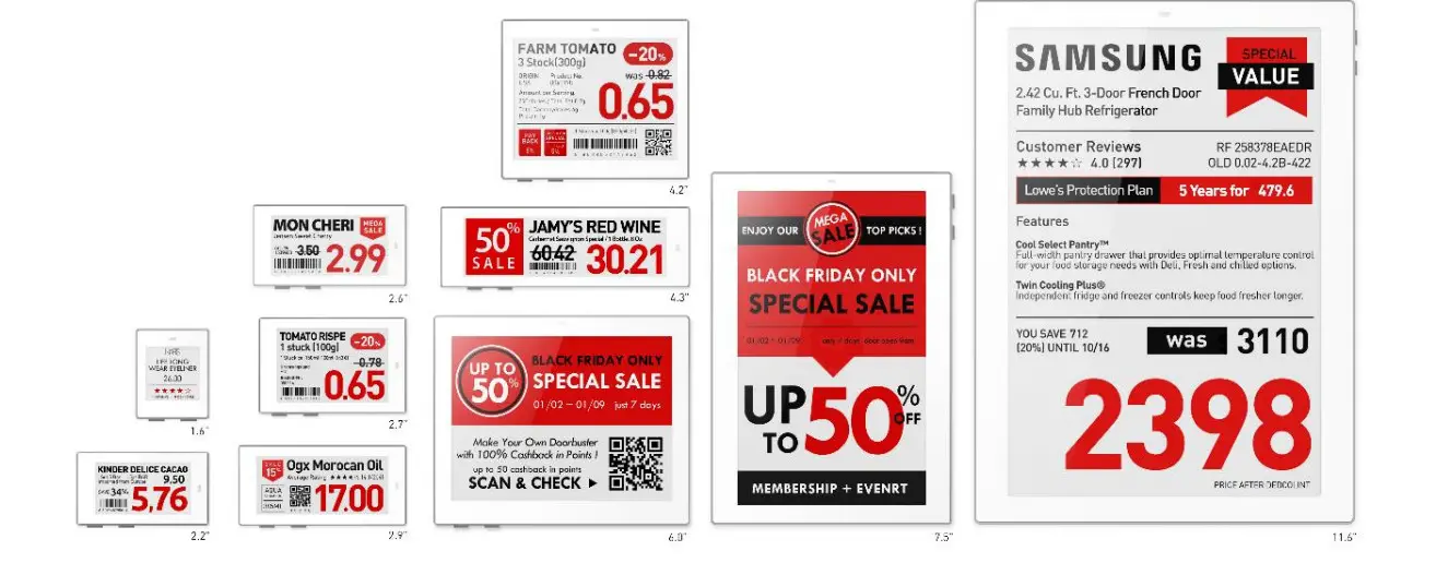 SOLUM EL029F3WRA Electronic Shelf Labels - Figure 1
