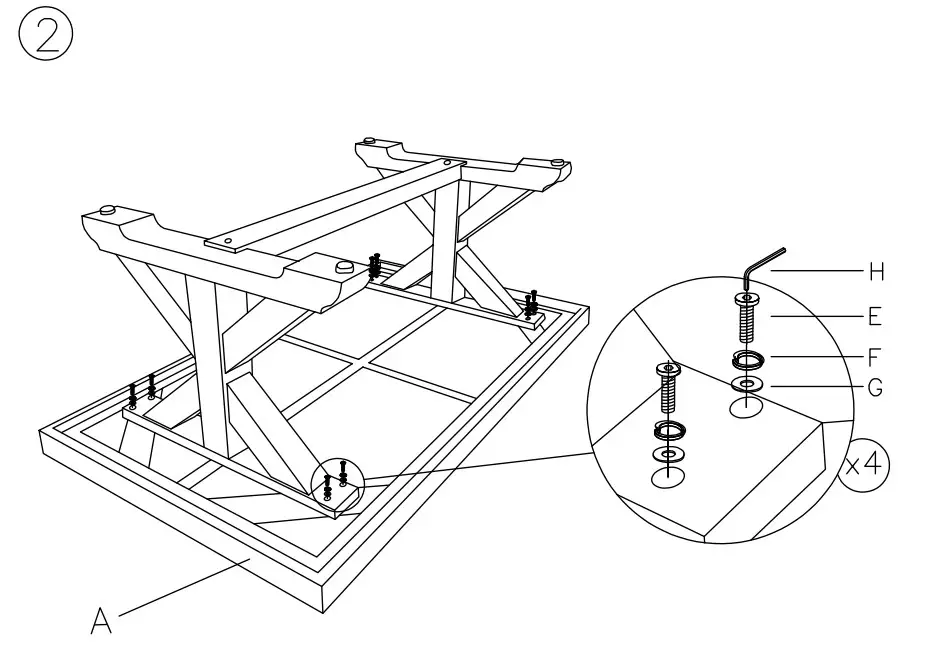 ASHLEY P791-701 Outdoor Coffee Table - Figure 3