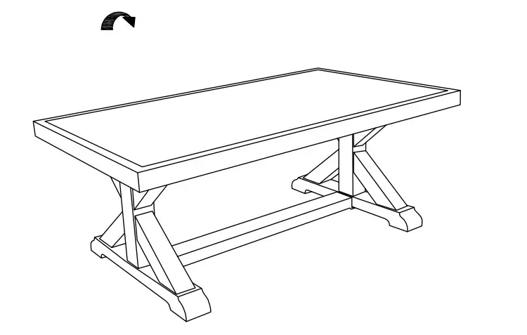 ASHLEY P791-701 Outdoor Coffee Table - Figure 4