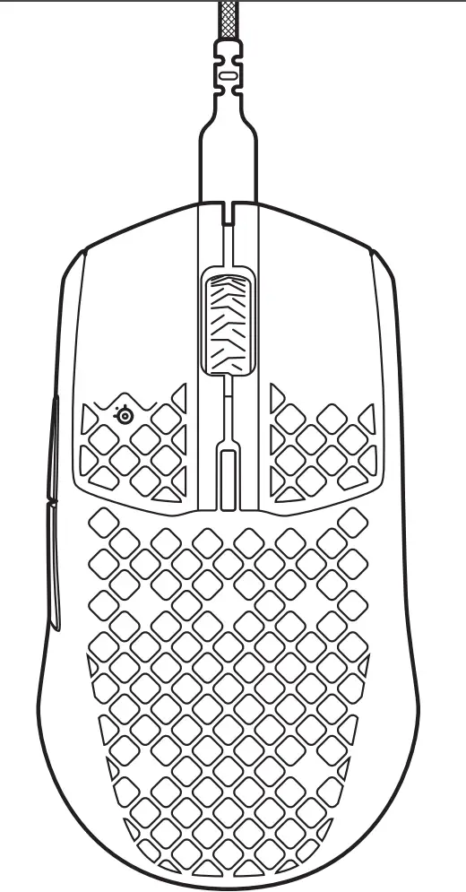 zwart AEROX 3 Gaming Mouse