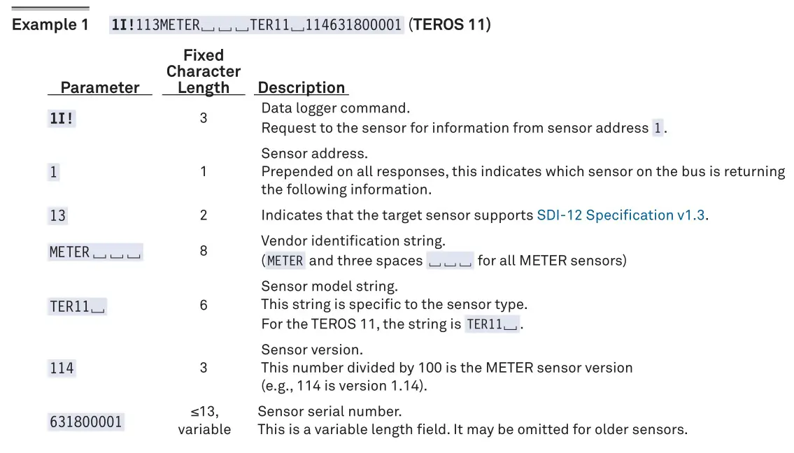 METER 18224 Soil Moisture and Temperature Sensor - Example 1