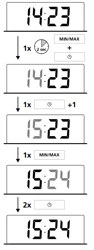 Laserliner ClimaHome Check Plus Digital Hygrometer - Set time