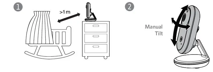 Leap Frog LF2415 5 Inch Video Baby Monitor with Night Light-11