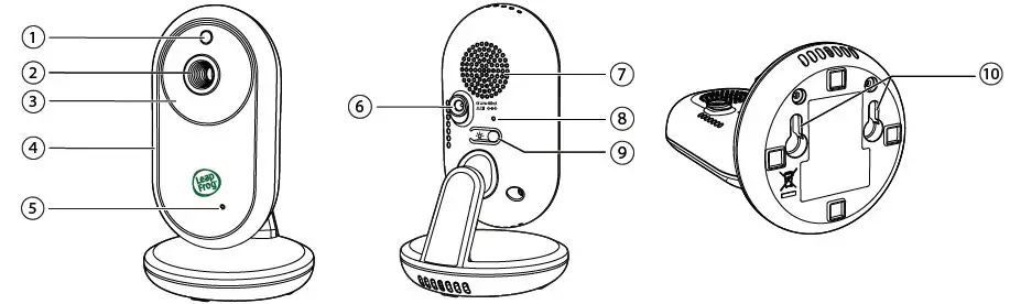 Leap Frog LF2415 5 Inch Video Baby Monitor with Night Light-20