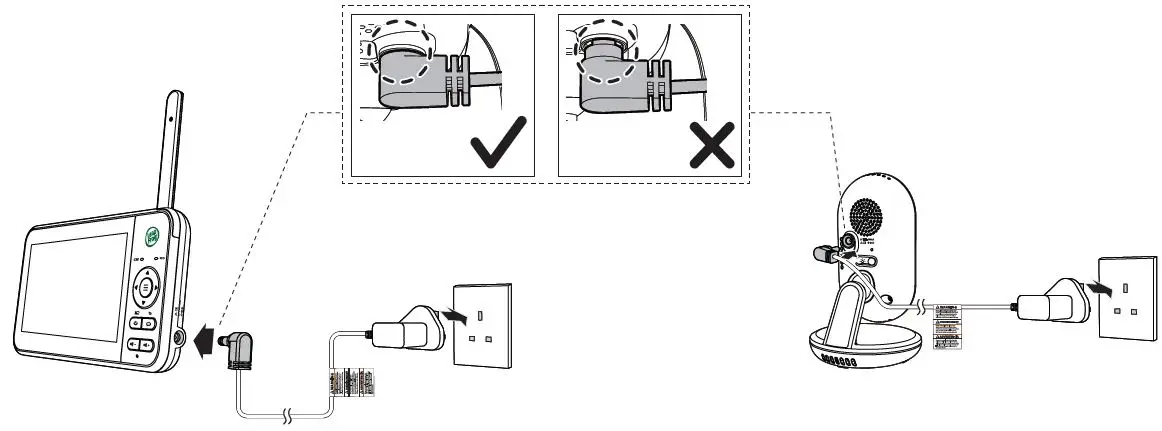 Leap Frog LF2415 5 Inch Video Baby Monitor with Night Light-3