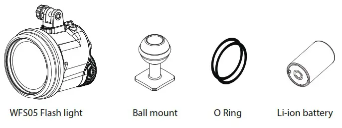 WEEFiNE WFS05 Flash Light - Unpacking 1