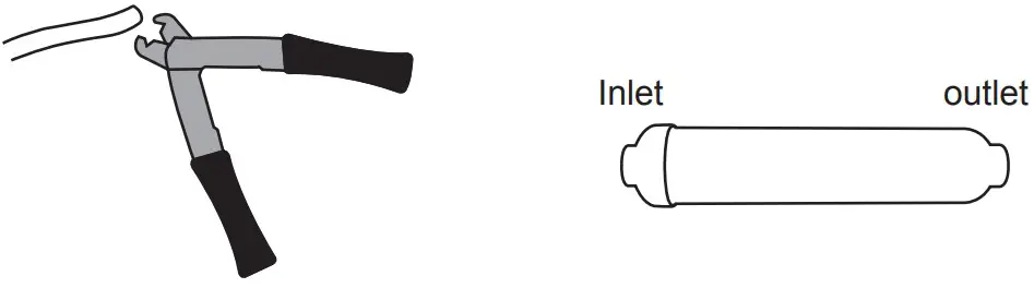 PROJECT SOURCE IN1025 2 Inline Water Filter - Figure 1