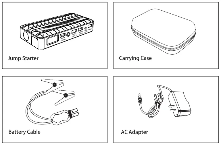 POWER PATCH Pro Jolt Tech Jump Starter with Air Compressor - fig 1