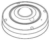 WISeNeT XNF 9013RV Outdoor Fisheye Camera - Figure 1