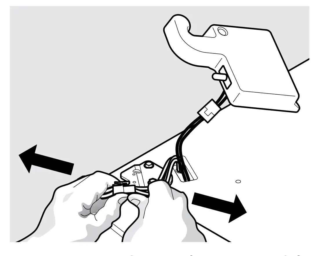 To remove the freezer door