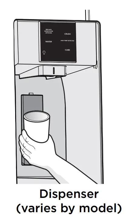 Automatic Ice And Water Dispenser