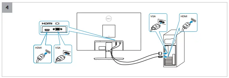 Dell SE2722HX Monitor -4