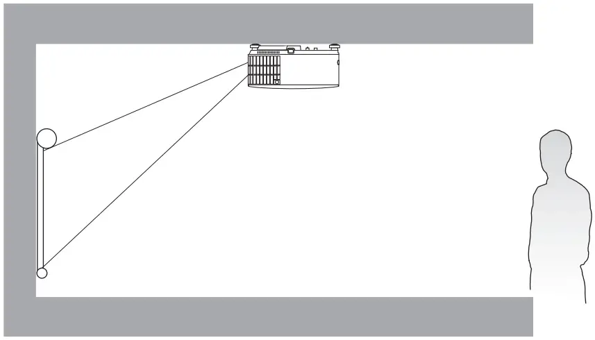 BenQ TK700 Digital Projector - Front Ceiling