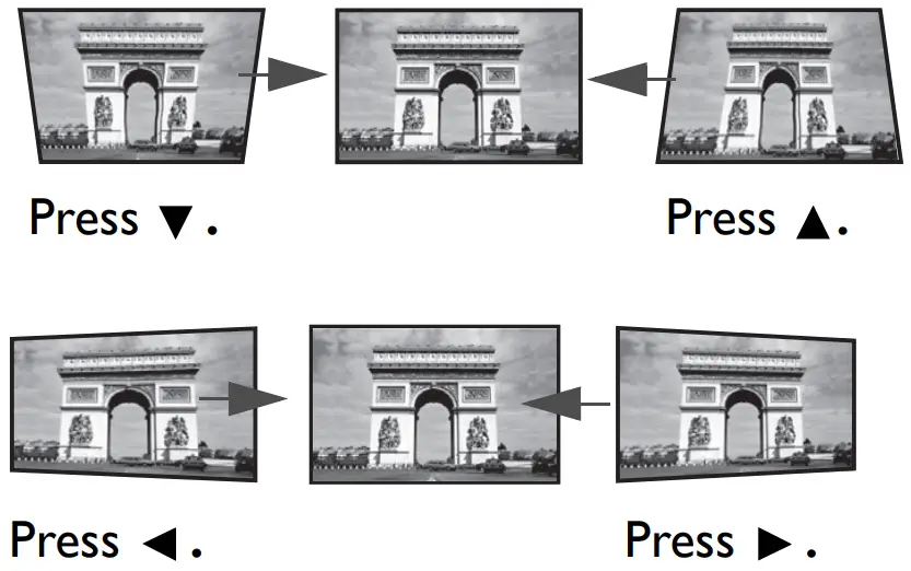 BenQ TK700 Digital Projector - Keystone