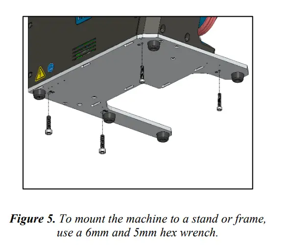 Setting up the Machine