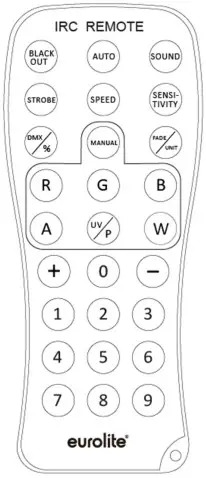 eurolite DMF 5 LED Hybrid Flower Effect - Remote control