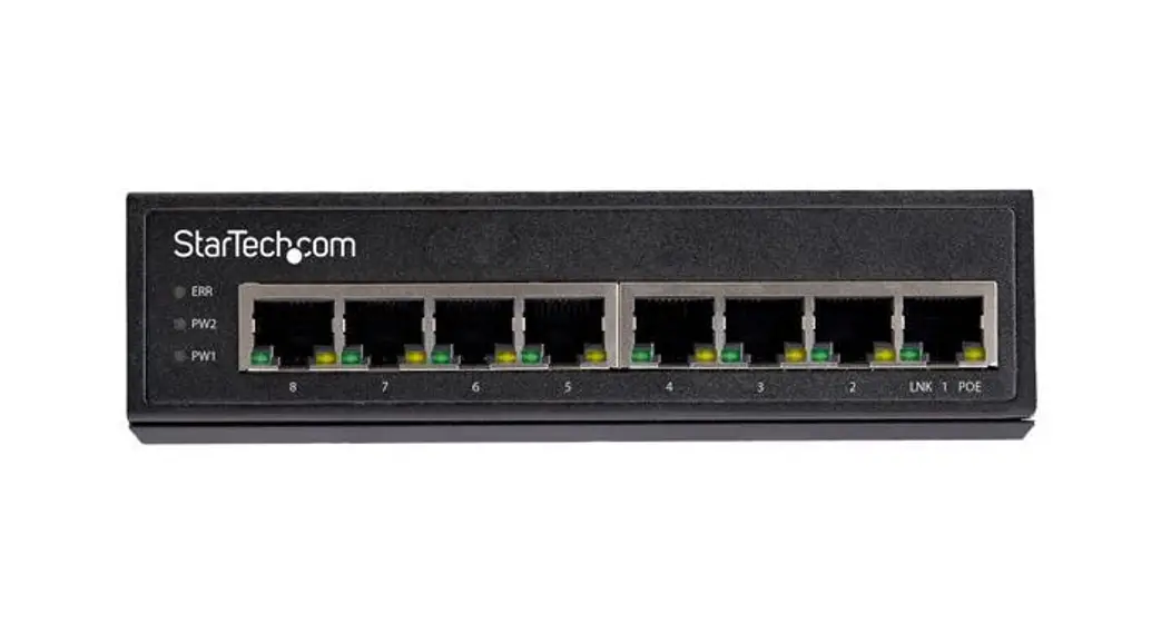 Startech Iesc1g80up 8 Port Unmanaged Industrial-grade Switch 10/100/1000 Mbps User Guide