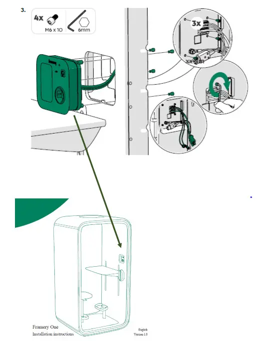 Hunts Office Framery Control Unit - Assembly instructions 4