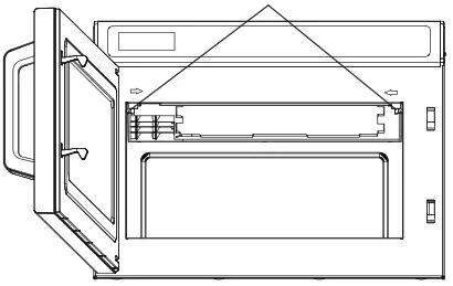 BUFFALO 17L 1800W Programmable Microwave - Cleaning the oil baffle