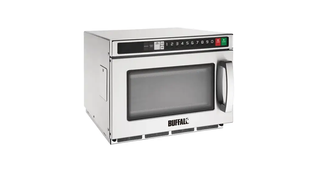 Buffalo 17l 1800w Programmable Microwave Instruction Manual