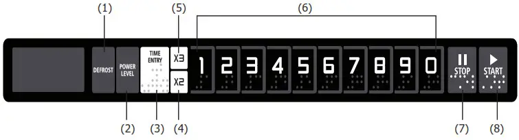 BUFFALO 17L 1800W Programmable Microwave - Knowing your appliance1