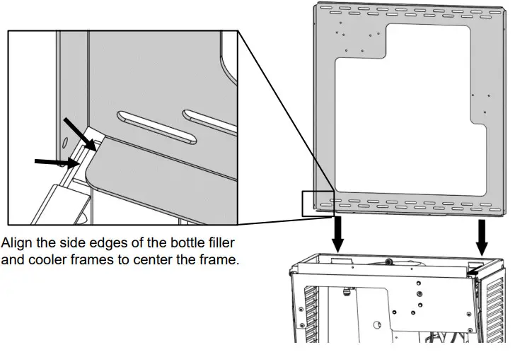 OASIS PGN8EBF Wall Mounted Refrigerated Bottle Filler - bottle
