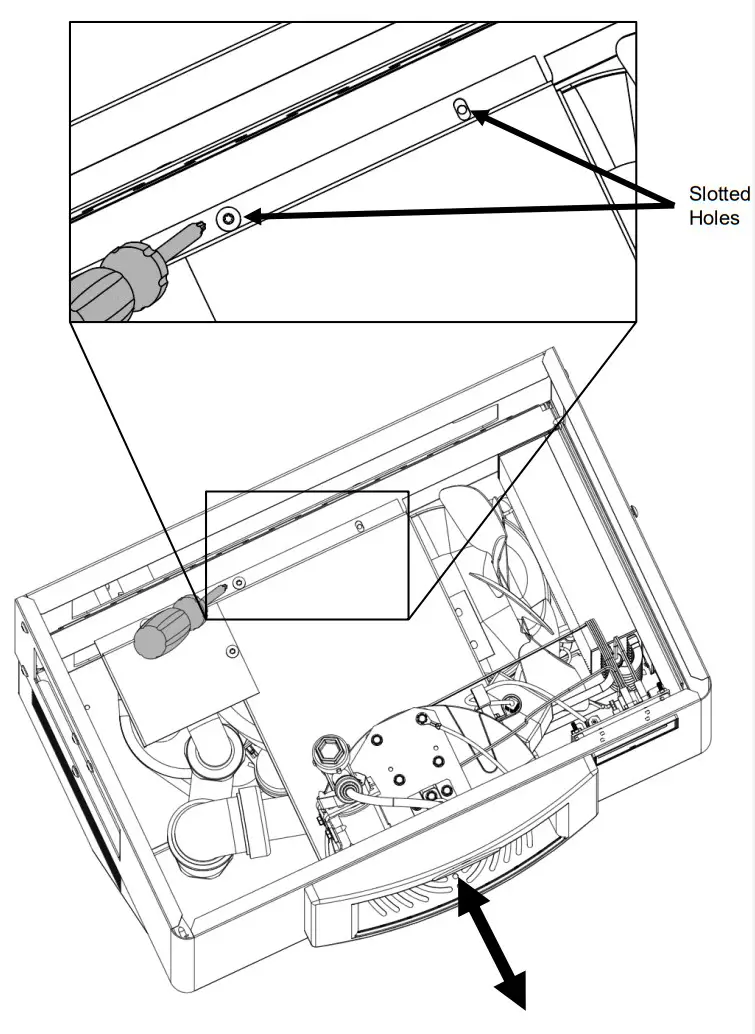 OASIS PGN8EBF Wall Mounted Refrigerated Bottle Filler - retighten the
