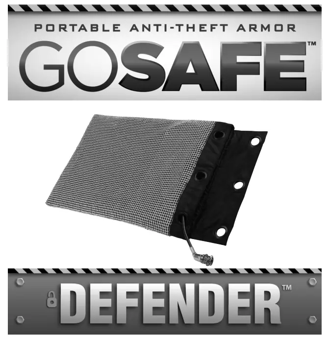 Homedics DF-MS100 GoSafe Defender Portable Anti-Theft Armor