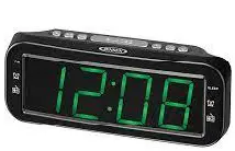JENSEN JCR-206 Digital AM/FM Dual Alarm Clock Radio