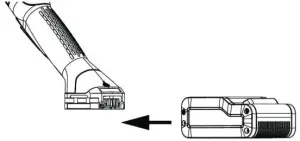 Inserting the battery pack