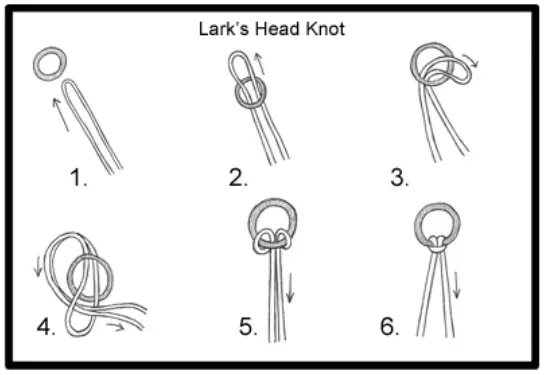 Lark's Head Knot