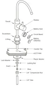 Puretec TS Series TS100 Twin Undersink--Battery