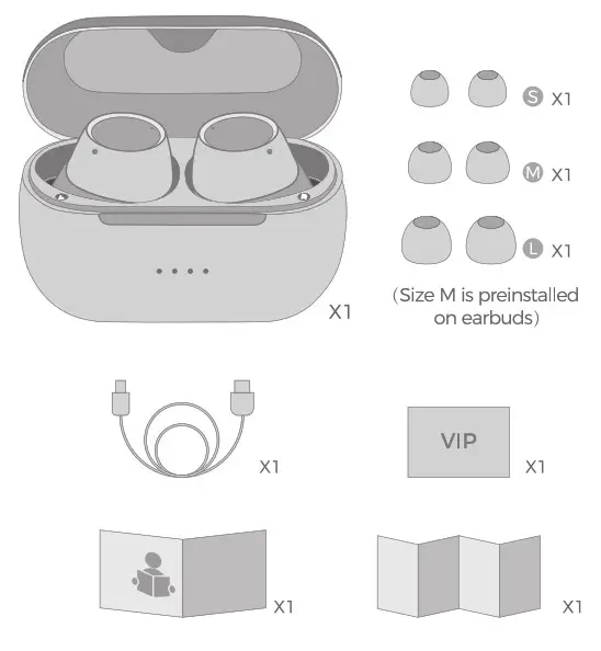 MPOW BH476A M13 True Wireless Earbuds- Packing
