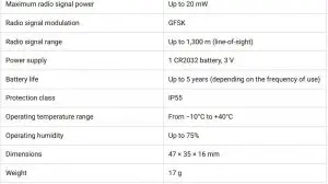 FIG 19 Technical Specifications