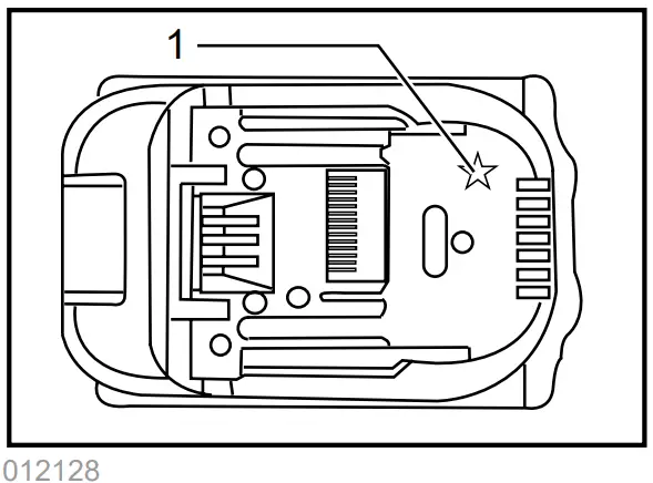 makita DHP446 DHP456 Cordless Hammer Driver Drill - battery with