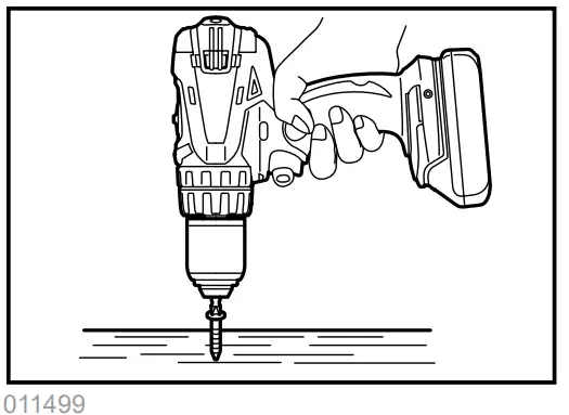 makita DHP446 DHP456 Cordless Hammer Driver Drill - operation