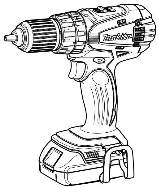 makita DHP446 DHP456 Cordless Hammer Driver Drill