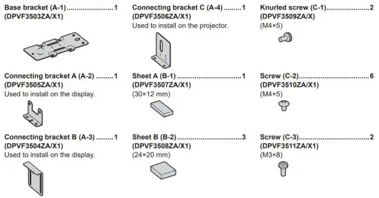 Panasonic TY-WPS1 Wireless Presentation System - bracket