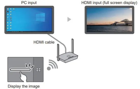 Panasonic TY-WPS1 Wireless Presentation System - pc input
