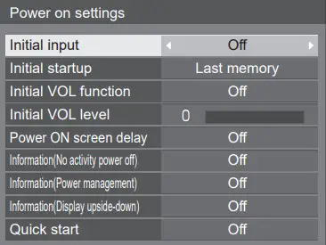 Panasonic TY-WPS1 Wireless Presentation System - power seting
