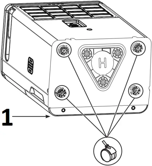 ADHR50 - Installing the Casters
