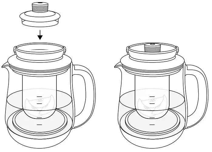 AROMA AWK 701 Electric Tea Maker - glass 2