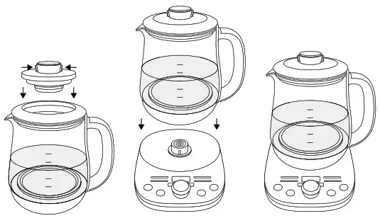 AROMA AWK 701 Electric Tea Maker - jak