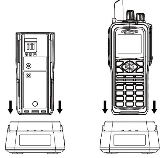Kirisun DP810 I.S.Digital Radio -charger