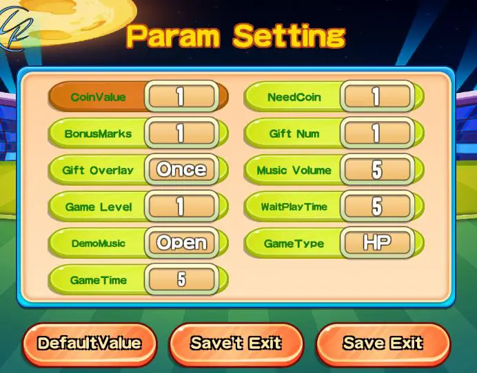 magic play Zombie War Water Shooting Game - Param settings