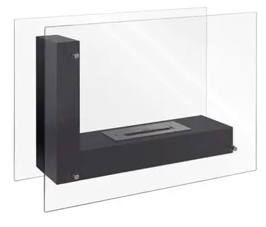 Qlima FFB 8060 L-Shaped Bio-Ethanol Fire Pit Table (XL)